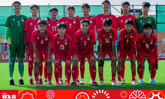 Đá World Cup, Lào 2 lần sút tung lưới cường địch từ Nam Á