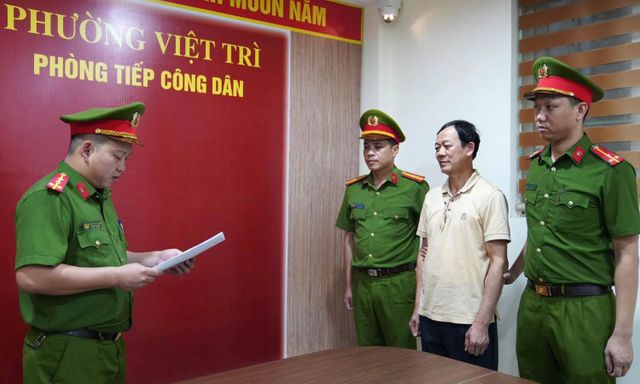 Thi hành lệnh khám xét, bắt tạm giam ông Quách Chí Lâm 62 tuổi