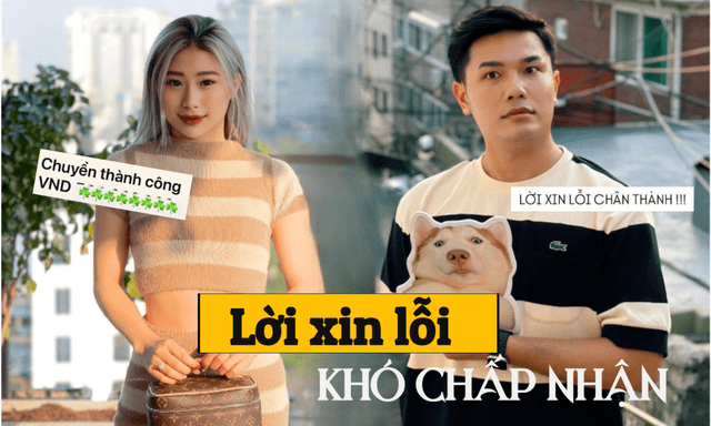 Những lời xin lỗi không đáng được tha thứ