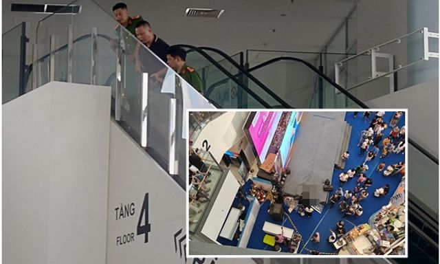 Không khí tại TTTM Aeon Mall Long Biên sau vụ người đàn ông rơi từ tầng 4, nhân chứng nói gì?