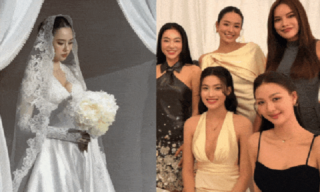 Đám cưới Á hậu Tâm Như và chồng doanh nhân: Cô dâu khóc nức nở, Khánh Vân, Ngọc Châu và dàn sao Việt đổ bộ 