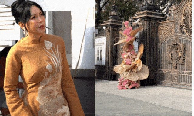 Đám cưới Tiên Nguyễn: Phu nhân Thuỷ Tiên diện áo dài tất bật, biệt thự thắt chặt an ninh 