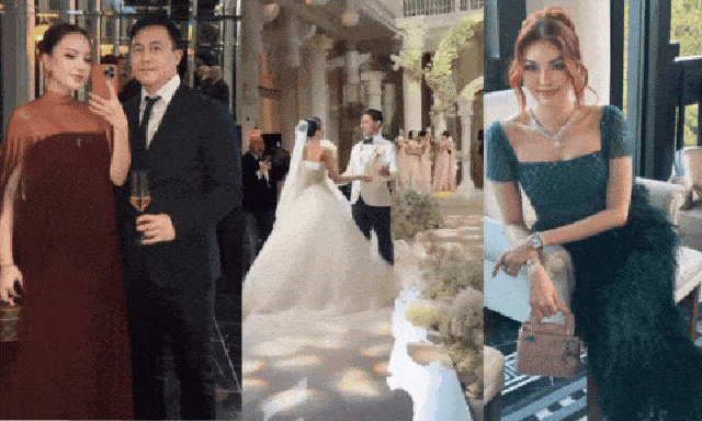 Lễ cưới Tiên Nguyễn tại Đà Nẵng: Cô dâu chú rể khoá môi, Hà Tăng - Linh Rin không tham dự 