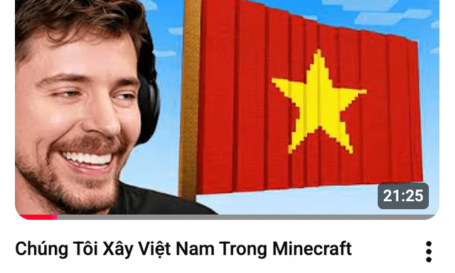 Mang chùa Bái Đính, Ninh Bình vào game, các thanh niên Việt Nam vô địch thế giới ở kênh của MrBeast!