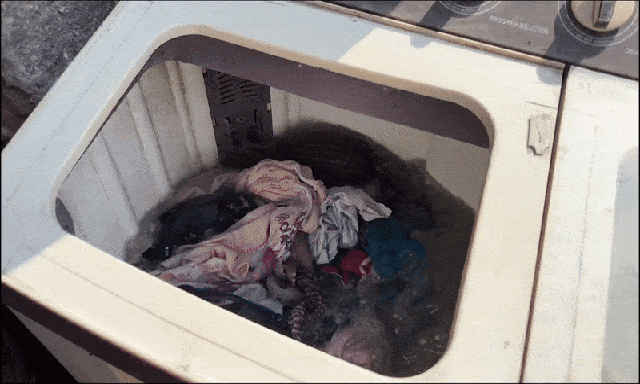 Một thành phố rơi vào khủng hoảng nước sạch chưa từng có: Nước vàng đục kèm mùi hôi nồng, hàng triệu người dân phải giặt quần áo trong cảnh tượng khó tin