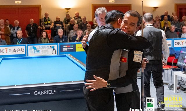 Đẳng cấp Trần Quyết Chiến ngược dòng ngoạn mục, billiards Việt Nam vô địch thế giới