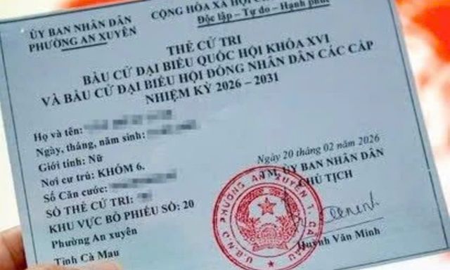 Sau khi bỏ phiếu xong, người dân không nên đăng ảnh thẻ cử tri lên mạng