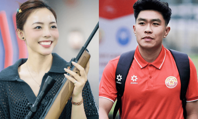 Cặp đôi Lý Đức (U23 Việt Nam) và hotgirl bắn súng Phí Thanh Thảo từng hot rần rần SEA Games, hiện tại thế nào?