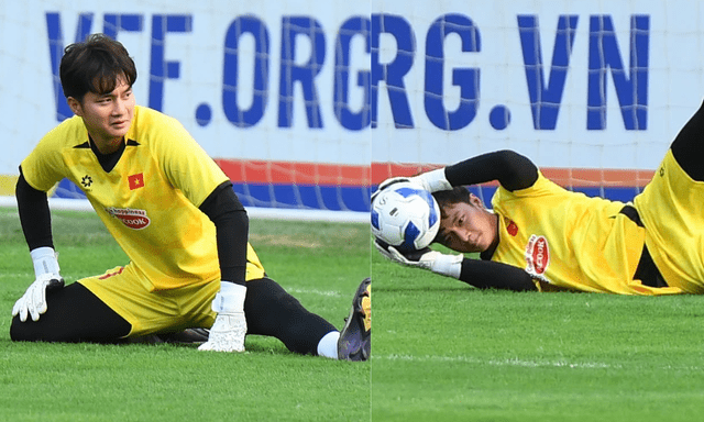 Thủ môn Cao Văn Bình lên U23 Việt Nam: Visual điển trai chấp mọi góc chụp, thái độ tập luyện mới gây chú ý 