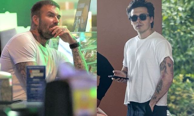 Bắt gặp David Beckham ngồi một mình cô đơn, buồn bã khi cách con trai cả vài bước chân nhưng không thể gặp mặt