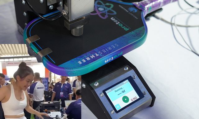 Cận cảnh chiếc máy test khiến bao tay vợt thấp thỏm không yên tại Pickleball D-Joy Tour 2026