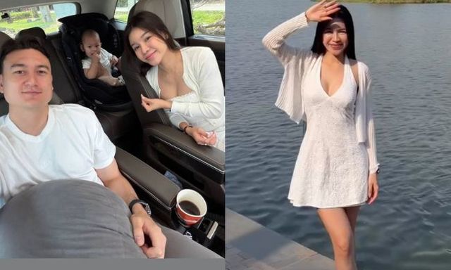 Thủ môn Lâm Tây được vợ đẹp con ngoan đưa đi hội quân đội tuyển Việt Nam, thiếu gì hậu phương 