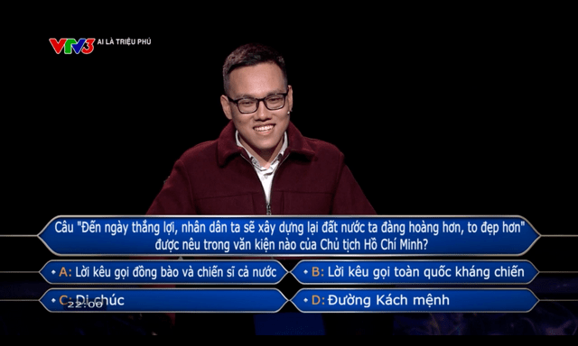 Câu hỏi số 15 trị giá 250 triệu tại Ai Là Triệu Phú 2026 là gì? 