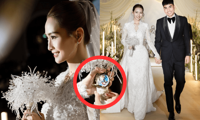 Ảnh nét căng khép lại đám cưới Đức Huy - MC Mù Tạt, cô dâu đẹp đỉnh, xúc động nhất là quà tưởng nhớ người cha đã mất