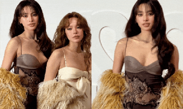 Tiểu Vy mặc váy hở vòng 1 sexy, visual đẹp phát sáng đứng kế Minh Hằng - Ngọc Trinh