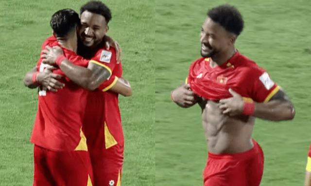 Đẳng cấp: Hoàng Hên kiến tạo, Xuân Son ghi 2 bàn, vén áo lên đếm đủ 8 múi cực phẩm đáp trả cực gắt khi bị chê lên cân