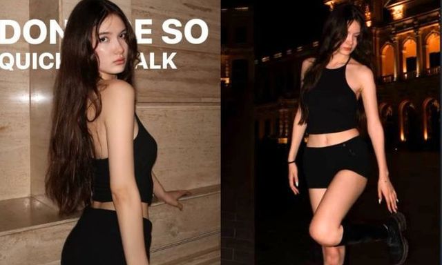 Em gái Lâm Tây khoe nhan sắc mỹ nhân tuổi 19: Chiều cao gần 1m80, chân dài cực phẩm, lên đồ sexy táo bạo gây sốt MXH