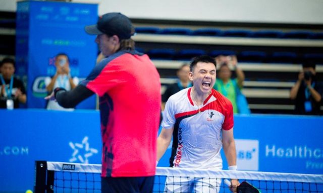 Đẳng cấp: Lý Hoàng Nam chân đau tập tễnh vẫn đánh bại Top 4 PPA Christian Alshon