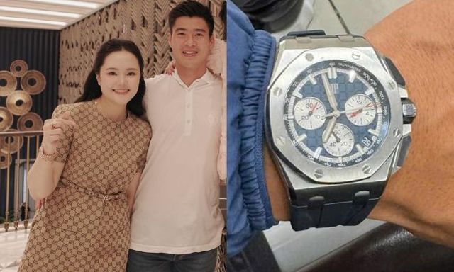 Duy Mạnh mất đồng hồ cả tỷ đồng do vợ tặng, phản ứng của tiểu thư Quỳnh Anh thế nào?