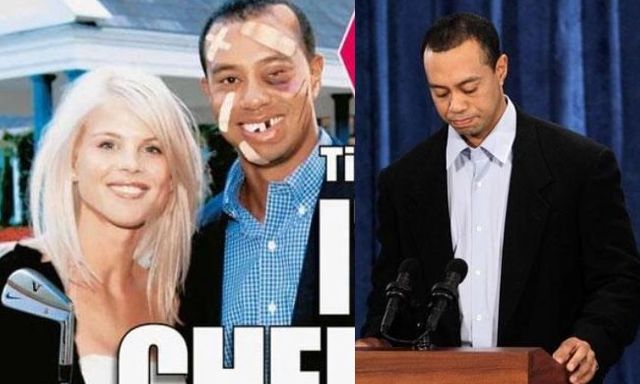 Từng lên án cha ngoại tình, ông vua làng golf lại 