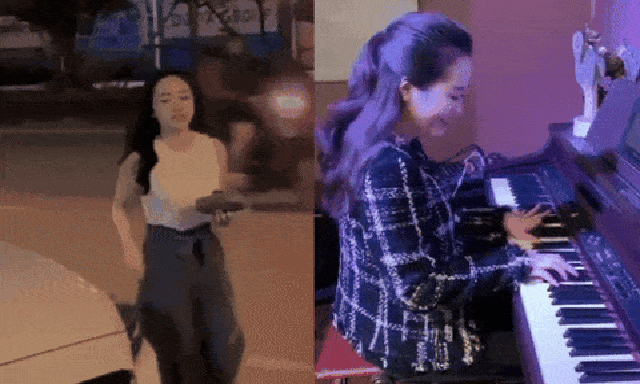 Nhuệ Giang - vợ Lương Xuân Trường bước xuống từ xế hộp ra dáng nữ CEO, chơi piano cực nghệ chuẩn tiểu thư Hà thành