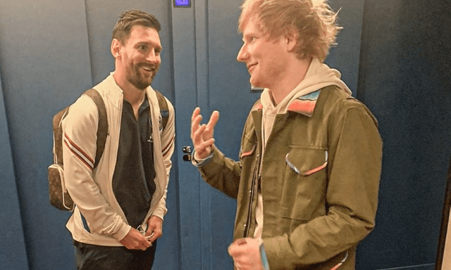 3 phút xấu hổ nhất đời Ed Sheeran: Tuôn đủ lời hoa mỹ trước Messi nhưng nhận ra GOAT không nói tiếng Anh