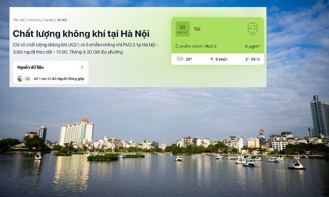 Hà Nội hôm nay sạch ngang Na Uy
