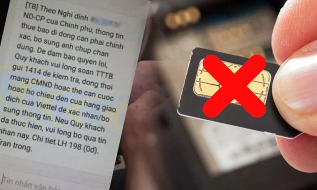 Thời hạn xác thực thuê bao di động để tránh bị khóa SIM 2 chiều, thu hồi số