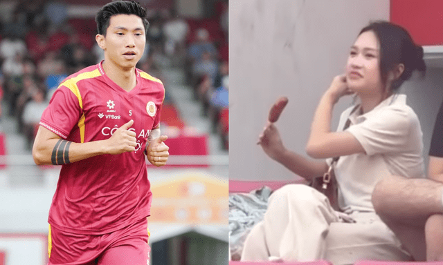 Không nhận ra Doãn Hải My khi đi cổ vũ Văn Hậu đá với Hải Phòng hôm nay: Visual xinh nhưng khác quá!