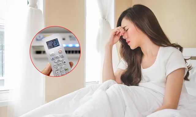 Lý do gây đau đầu, chóng mặt khi ngủ điều hòa