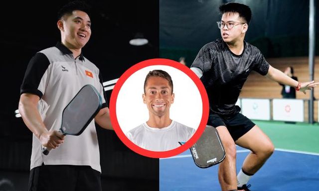 Đỉnh: Bộ đôi Việt Nam Hồ Vũ Hoàn - Hùng Anh tiễn ngôi sao pickleball Zane Navratil về nước sau chiến thắng huỷ diệt ở PPA Kualar Lumper