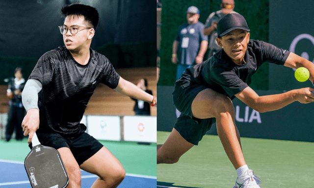 Chấn động: Tay vợt Hùng Anh của Việt Nam quật ngã thần đồng pickleball 15 tuổi Tama Shimabukuro đang gây sốt thế giới