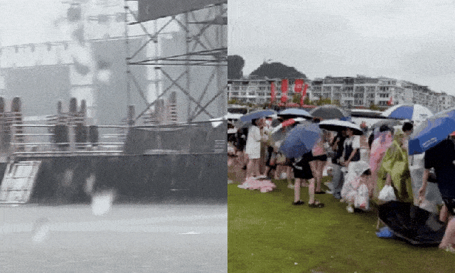 Kiếp nạn concert có SOOBIN, Quang Hùng MasterD: Sân khấu ngập như sông trước giờ G, khán giả lấm lem bùn đất