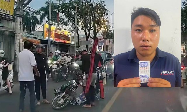 Lộ diện thanh niên đi Vario đấm đá túi bụi người chở bia giữa đường để 