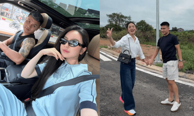 Gặp cảnh Quang Hải nắm tay tình tứ Chu Thanh Huyền ở vườn vải 