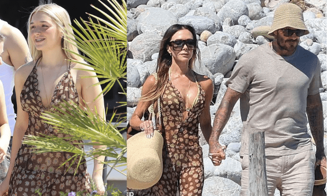Tiểu thư Harper Beckham xinh đẹp, phổng phao khi diện chiếc váy sexy của mẹ dạo phố, nhan sắc “cam thường” gây thương nhớ