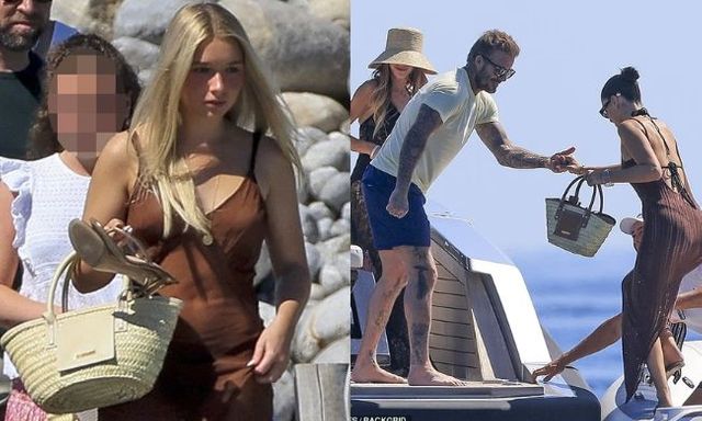 Tiểu thư Harper Beckham diện váy 2 dây khoe body phổng phao nhưng bị chê 