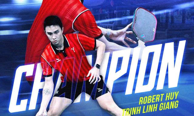 Ngôi sao làng pickleball Việt Robert Huy gia hạn hợp đồng với Kamito đến năm 2031
