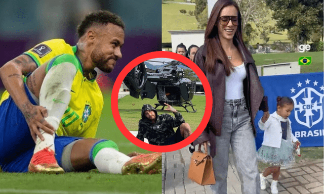 Bạn gái Neymar gây choáng với màn đáp trực thăng đến sân tập tuyển Brazil trước thềm World Cup 2026