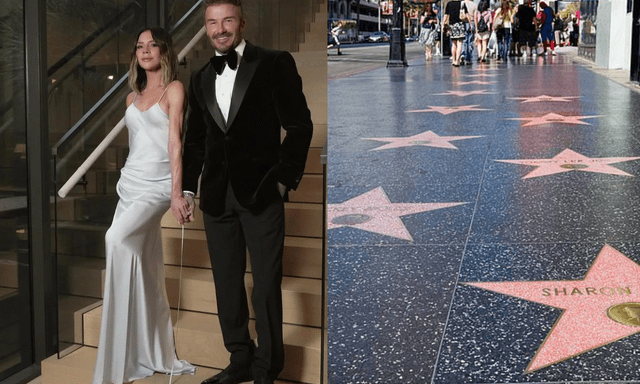 David Beckham đi vào lịch sử khi là cầu thủ đầu tiên được khắc tên trên Đại lộ Danh vọng Hollywood