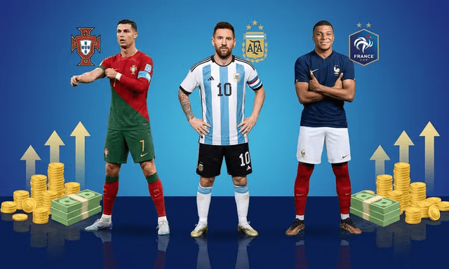 Top 10 cầu thủ được trả lương cao nhất World Cup 2026: Ronaldo đỉnh nhất, kiếm tiền gấp đôi Messi