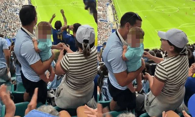 Cầu hôn ngay trên khán đài World Cup, cặp đôi nhận cái kết 