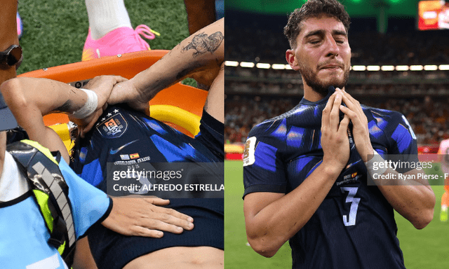Sao Man Utd khóc nức nở, rời sân bằng cáng sau chấn thương hy hữu ở World Cup ngày Uruguay bị loại cay đắng