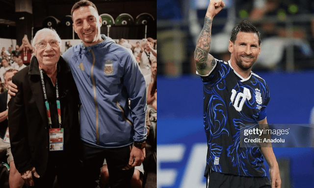 Nhà báo 91 tuổi tác nghiệp tại 18 kỳ World Cup đặt câu hỏi khó về Messi lại được HLV Argentian cực trân trọng