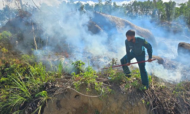 Phát hiện 1 thi thể sau khi dập tắt đám cháy rừng ở Đà Nẵng