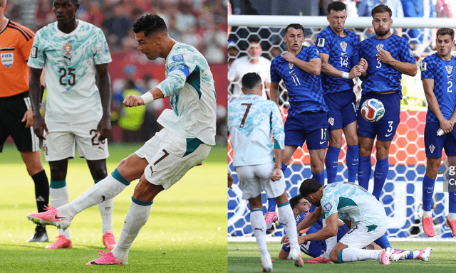 Bị Ronaldo sút phạt trúng 