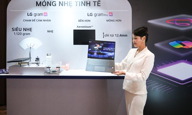 LG trình làng bộ ba laptop gram AI 2026 mới