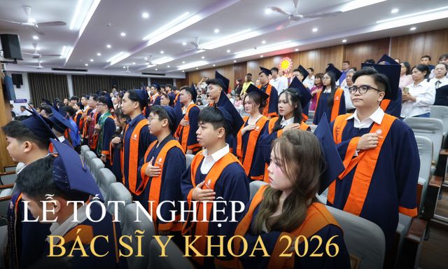 Lễ tốt nghiệp khóa Bác sĩ Y khoa đầu tiên của trường Đại học Đại Nam