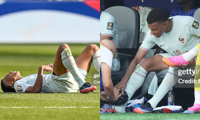 Mbappe chấn thương khiến tuyển Pháp nơm nớp lo sợ