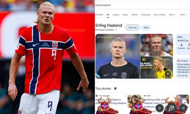 Erling Haaland khiến 12,5 triệu người đổ xô lên Google tìm kiếm tên anh, kết quả nhận được khiến tất cả ngỡ ngàng